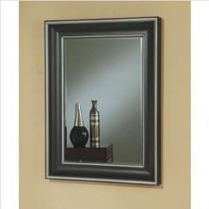  Wildon Home 900692 Stanwood Mirror in Silver and Black 