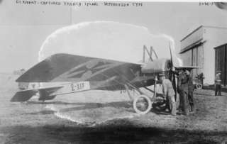    early 1900s photo Ger. Captured French Plane Deperdussin Type