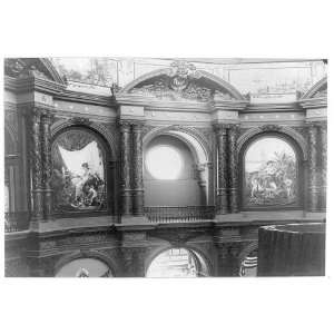    Worlds Columbian Exposition,Chicago,1893,2 murals