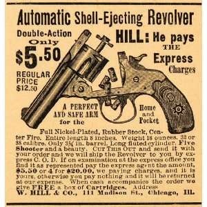   Revolvers Firearms Handguns Pistol   Original Print Ad