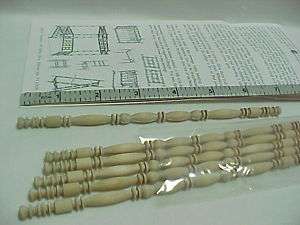 Tiny Turnings #3000 Spindles Dollhouse Miniature  
