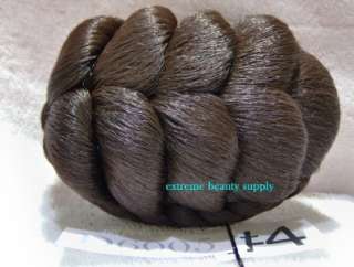 dark brown # 4 hair dome wiglet bun chignon # 5  