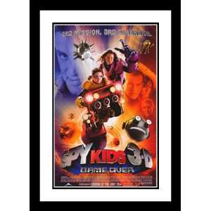  Spy Kids 3 D Game Over 20x26 Framed and Double Matted 