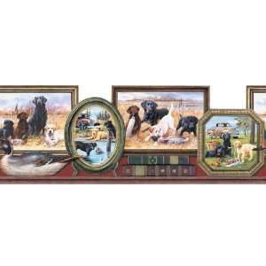  Decorate By Color BC1581828 Earth Tone Framed Dogs Border 