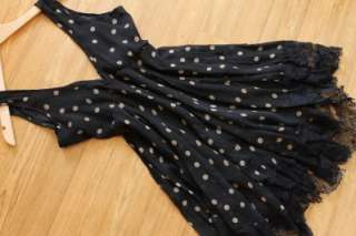 Cascading Lace Black Dress Vtg. Urban Fashion Boutique Anthropologie 