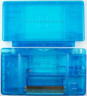 Nintendo DS Lite Replacement Housing Case Clear Blue  