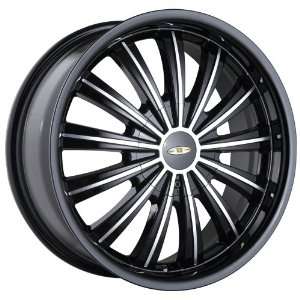   1160 Black Wheel with Machined Face (20x8.5/10x115mm): Automotive