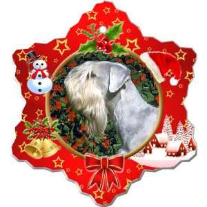 Cesky Terrier Porcelain Holiday Ornament