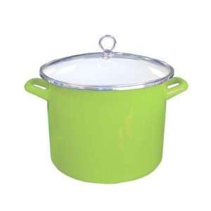  Calypso Basics 8 Quart Stock Pot with Glass Lid in Lime 