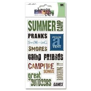   Phrase Cafe Classics Stickers Camping 