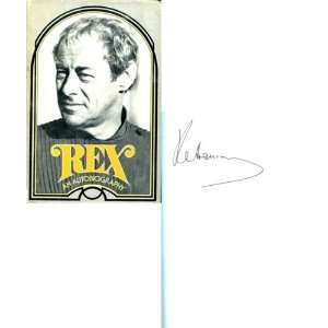  Rex Harrison Autographed/Hand Signed Rex Book: Sports 