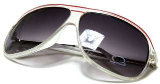 DG Eyewear Fashion Aviator Designer Sunglasses Women or Men Clear 