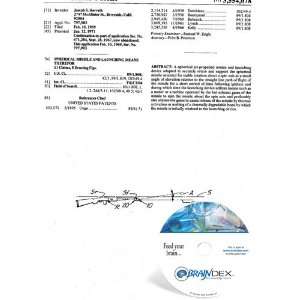  NEW Patent CD for SPHERICAL MISSILE AND LAUNCHING MEANS 
