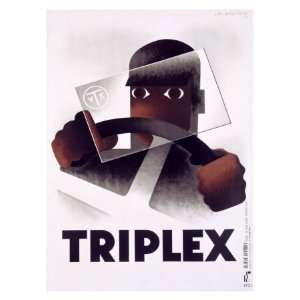   Triplex Giclee Poster Print by Adolphe Mouron Cassandre, 32x44 Home
