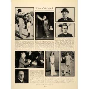  1934 Fortune Magazine Famous Faces Ringling Brothers 