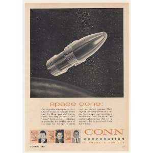  1960 Conn Woodwind Instrument Pivot Screw Space Cone Print 