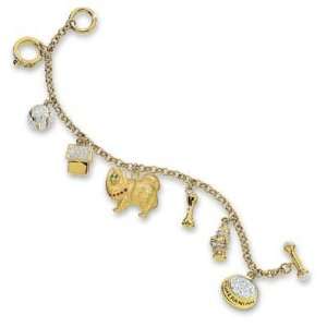  Pomeranian Charm Bracelet Jewelry