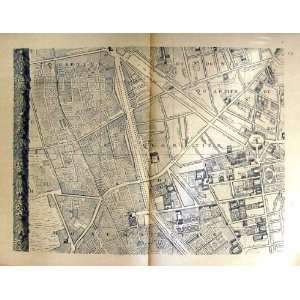   Large Map Street Plan Paris France 1710 Quartier Denis: Home & Kitchen