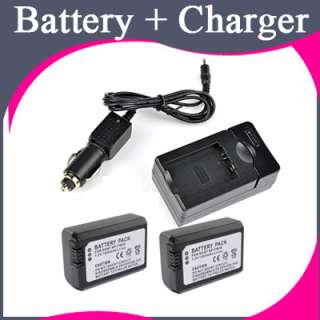 Replacement Battery Charger ! for Sony Alpha NEX C3 FROM US  