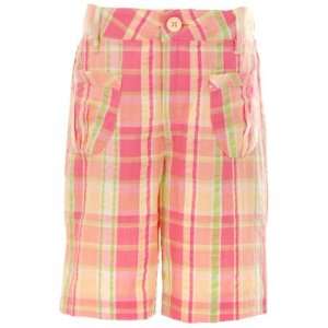  Hartstrings Pink Plaid Shorts Baby