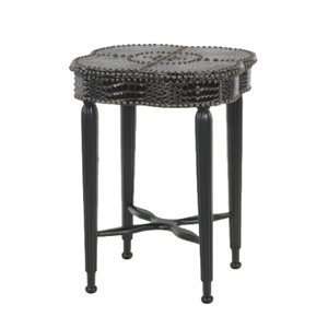   Accents 20 037ET Mirage Vinyl Covered Clover End Table