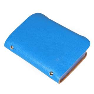   Real Genuine Leather ID Business Credit Card Case Holder CH01  