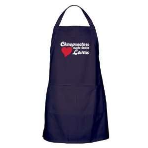  Chiros Better Lovers Chiropractic Apron dark by  