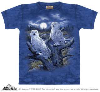 SNOWY OWLS ADULT T SHIRT THE MOUNTAIN  