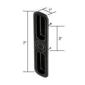  Outside Pull For International Patio Doors, Black, 3 in 