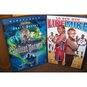  The Haunted Mansion and Like Mike DVDs 