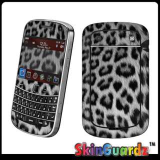Black Grey Cheetah Vinyl Case Decal Skin To Cover BlackBerry Bold 9900 