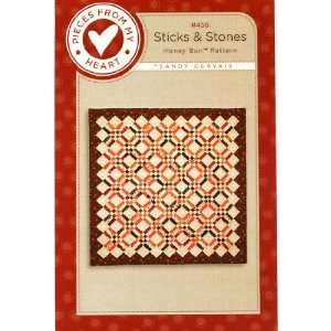  Sticks & Stones Quilt Pattern By The Each: Arts, Crafts 