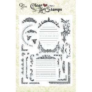  Crafty Secrets Large Art Stamp, Frame It, Clear Arts, Crafts & Sewing