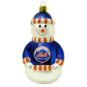  New York Mets Snowman Ornament: Sports & Outdoors