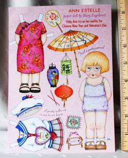   ESTELLE PAPER DOLL Chinese New Year & Valentines Day SWEET!  