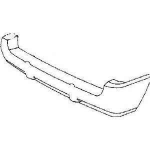  04 05 CHRYSLER PACIFICA REAR BUMPER MOLDING LH (DRIVER SIDE) SUV 