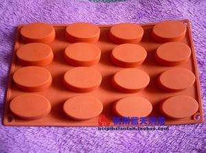 Silicone 16 ROUND Chocolate Cake Soap Mold Mould L47  