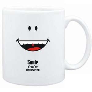  Mug White  Smile if youre big hearted  Adjetives 