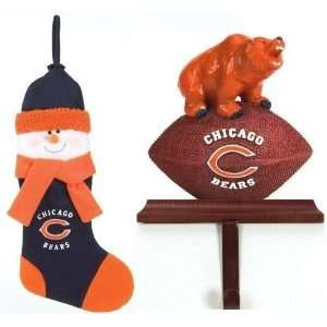  SC Sports NFL Chicago Bears 22 Snowman Christmas Stocking 