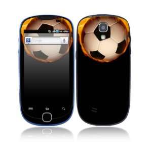 Fire Soccer Decorative Skin Cover Decal Sticker for Samsung Gravity 