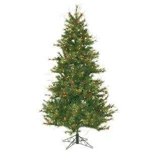   Prelit Mixed Country Pine Slim Tree with Clear Lights: Home & Kitchen