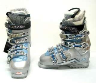 Salomon Irony 6 Womens Grey Silver Ski Boots 24 NEW  