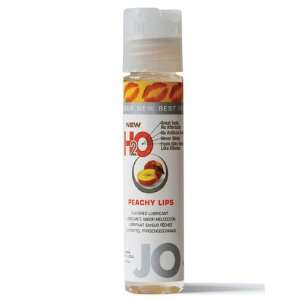  System jo h2o flavored lubricant   1 oz peachy lips 