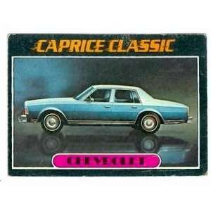 Caprice Classic Sedan 4 Door 1976 Topps Autos of 1977 card #20  