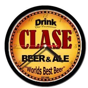  CLASE beer and ale cerveza wall clock 