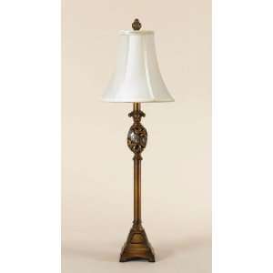   Vintage Light 60W Buffet Lamp Pendant Light Fixture with Cream Shade