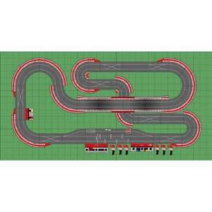  1/32 SCX Digital Slot Car Race Track Sets   GT Curves 