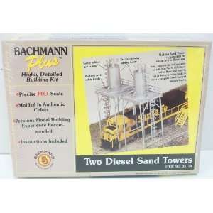    Bachmann Plus 35114 HO Two Diesel Sand Towers Kit Toys & Games