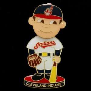  Cleveland Indians Bobblehead Baseball Player Pin: Sports 