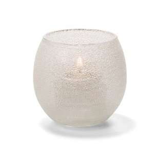 Tealight Lamp, Bubble Style, Glass, Clear Ice, 2 3/8 H x 2 